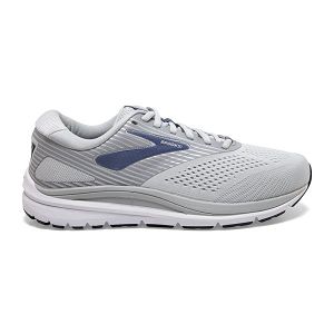 Brooks Addiction 14 Road Running Shoes - Womens, Grey/Blue/White | IE-ORP862139